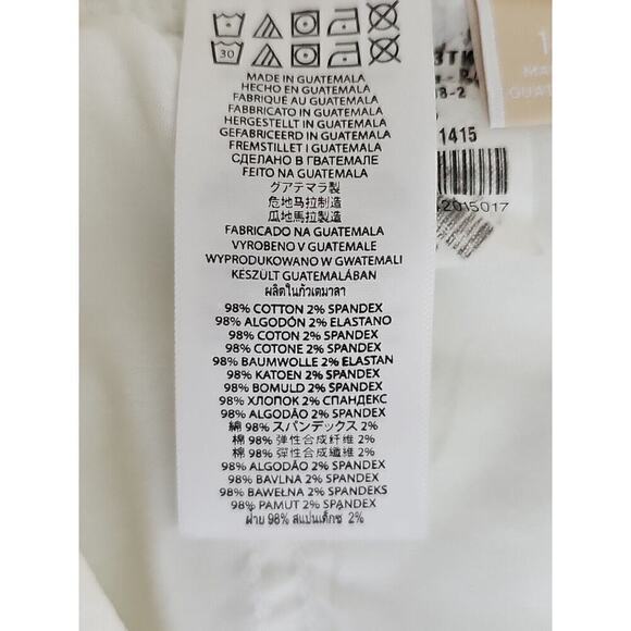 Michael Kors ~Woman Size 16~ Off-White Skinny Jeans Stretch. - Picture 9 of 10